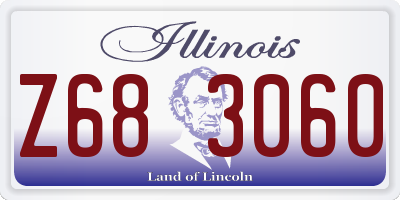 IL license plate Z683060