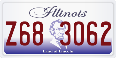 IL license plate Z683062
