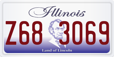 IL license plate Z683069