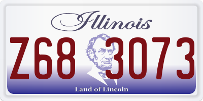 IL license plate Z683073