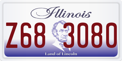 IL license plate Z683080