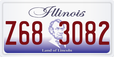 IL license plate Z683082