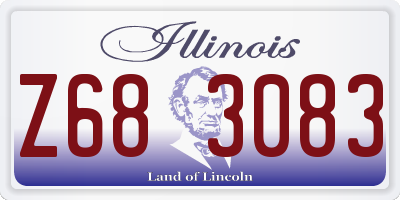 IL license plate Z683083