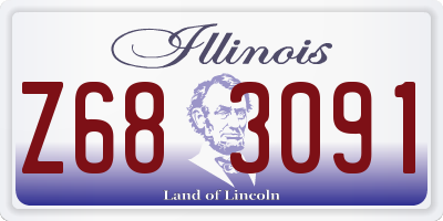 IL license plate Z683091