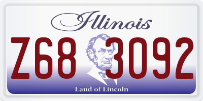 IL license plate Z683092