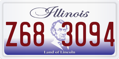 IL license plate Z683094