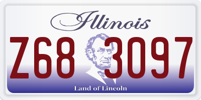 IL license plate Z683097