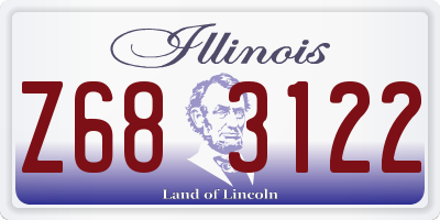 IL license plate Z683122