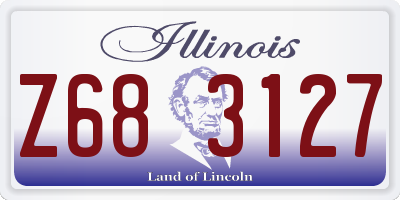 IL license plate Z683127