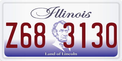 IL license plate Z683130