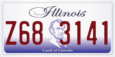 IL license plate Z683141