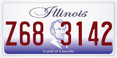 IL license plate Z683142