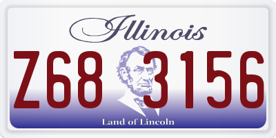 IL license plate Z683156