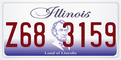 IL license plate Z683159