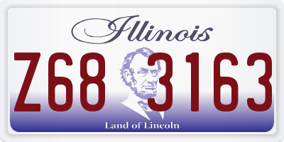 IL license plate Z683163