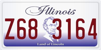 IL license plate Z683164