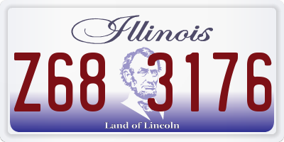 IL license plate Z683176