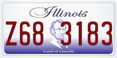 IL license plate Z683183
