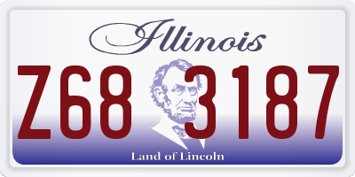 IL license plate Z683187