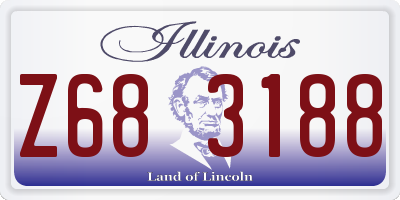 IL license plate Z683188