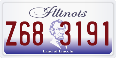 IL license plate Z683191