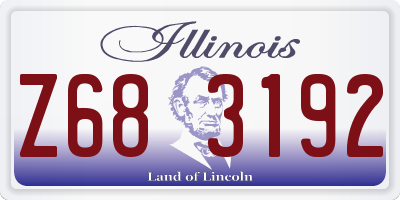 IL license plate Z683192