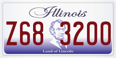 IL license plate Z683200