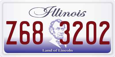 IL license plate Z683202