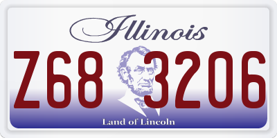 IL license plate Z683206