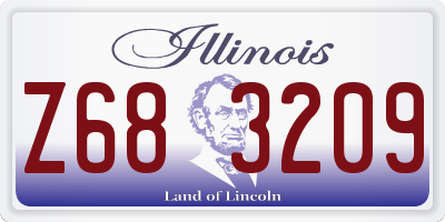 IL license plate Z683209
