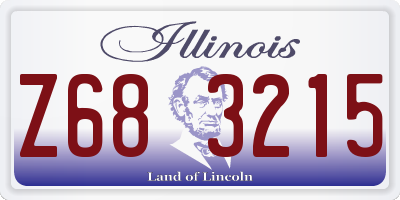 IL license plate Z683215
