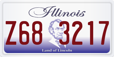 IL license plate Z683217