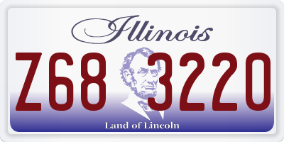IL license plate Z683220