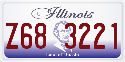 IL license plate Z683221