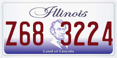 IL license plate Z683224