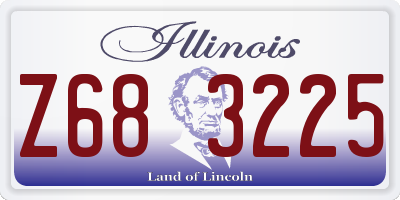 IL license plate Z683225
