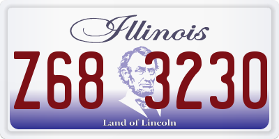IL license plate Z683230