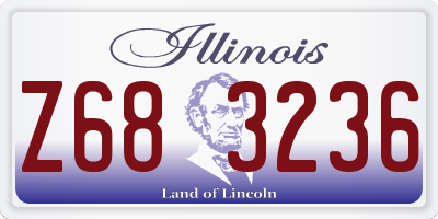 IL license plate Z683236