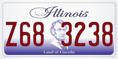 IL license plate Z683238