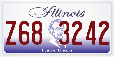 IL license plate Z683242