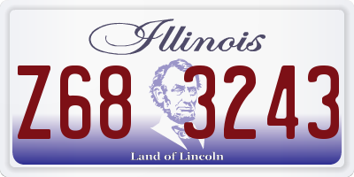 IL license plate Z683243
