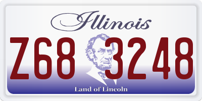 IL license plate Z683248