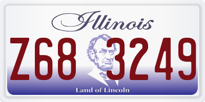 IL license plate Z683249