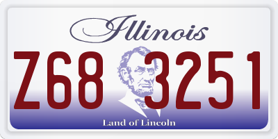 IL license plate Z683251