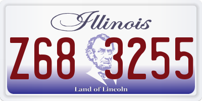 IL license plate Z683255