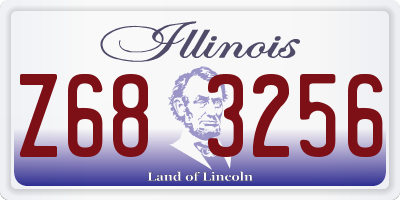 IL license plate Z683256