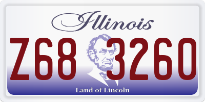 IL license plate Z683260