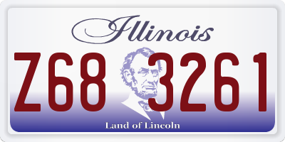 IL license plate Z683261