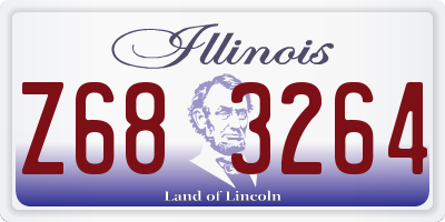 IL license plate Z683264