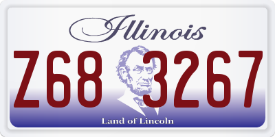 IL license plate Z683267